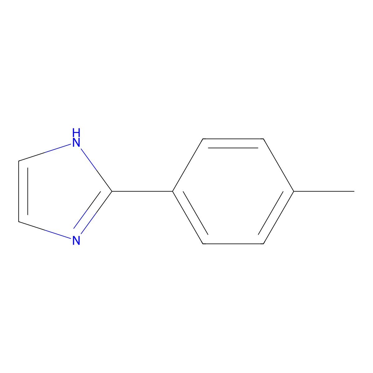2-(4-Methylphenyl)-1H-imidazole molecular structure, CAS 37122-50-2
