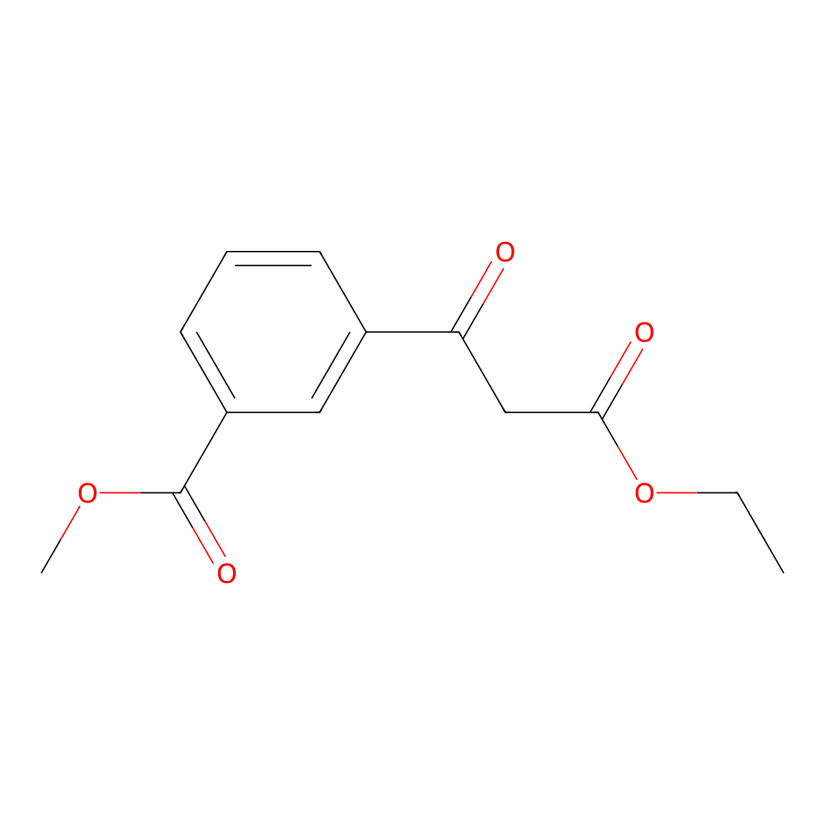 3-(3-methoxycarbonylphenyl)-3-oxopropanoic Acid Ethyl Ester molecular structure, CAS 371249-81-9