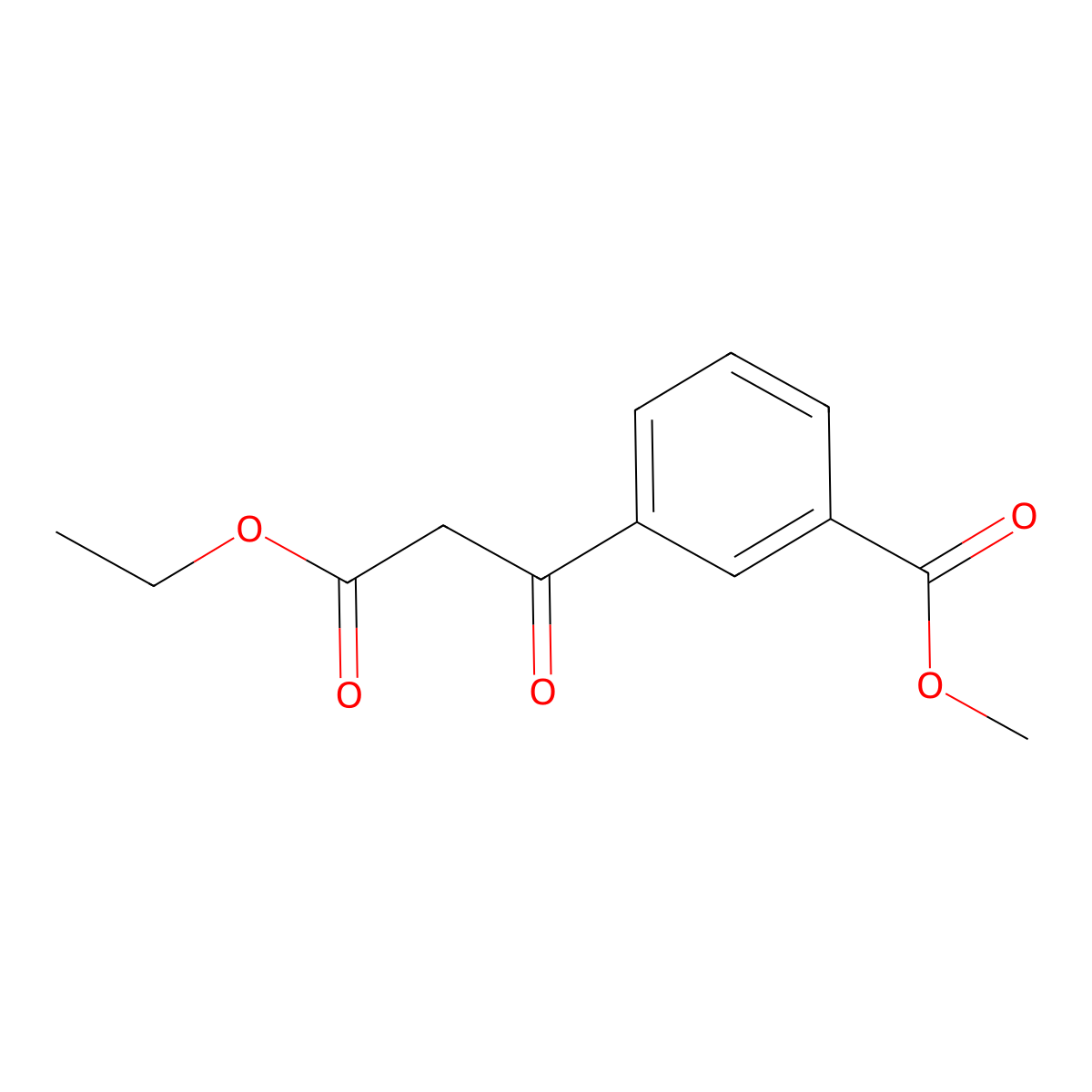 3-(3-methoxycarbonylphenyl)-3-oxopropanoic Acid Ethyl Ester molecular structure, CAS 371249-81-9