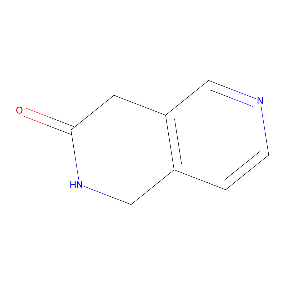 1,4-Dihydro-2,6-naphthyridin-3(2H)-one molecular structure, CAS 37125-44-3