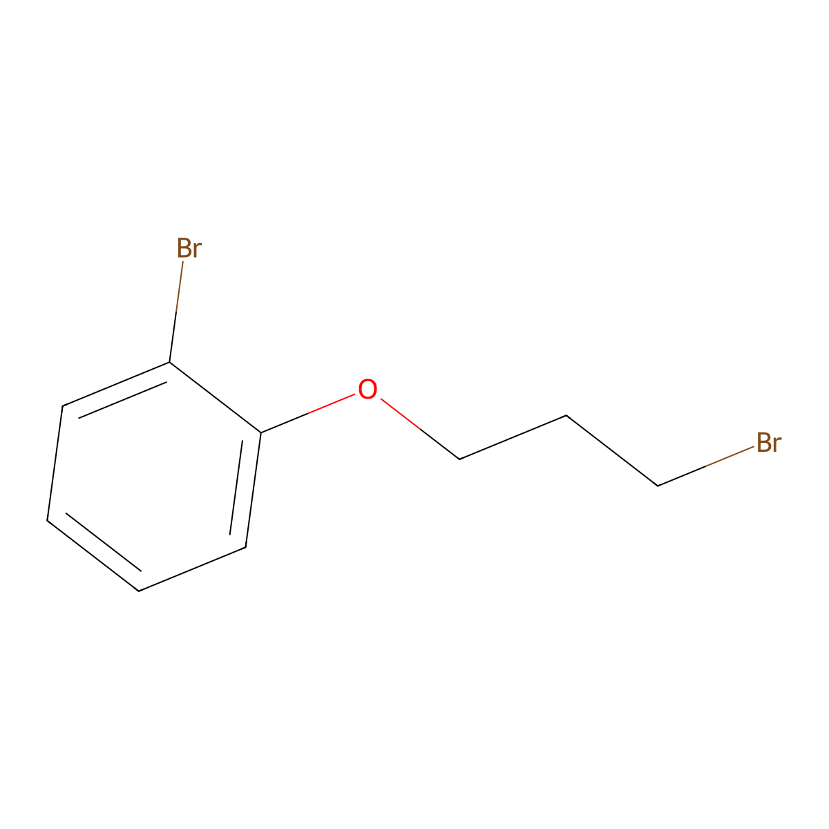 1-Bromo-2-(3-bromopropoxy)benzene molecular structure, CAS 37136-84-8