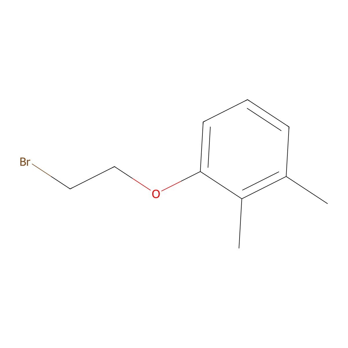 1-(2-Bromoethoxy)-2,3-dimethylbenzene molecular structure, CAS 37136-95-1