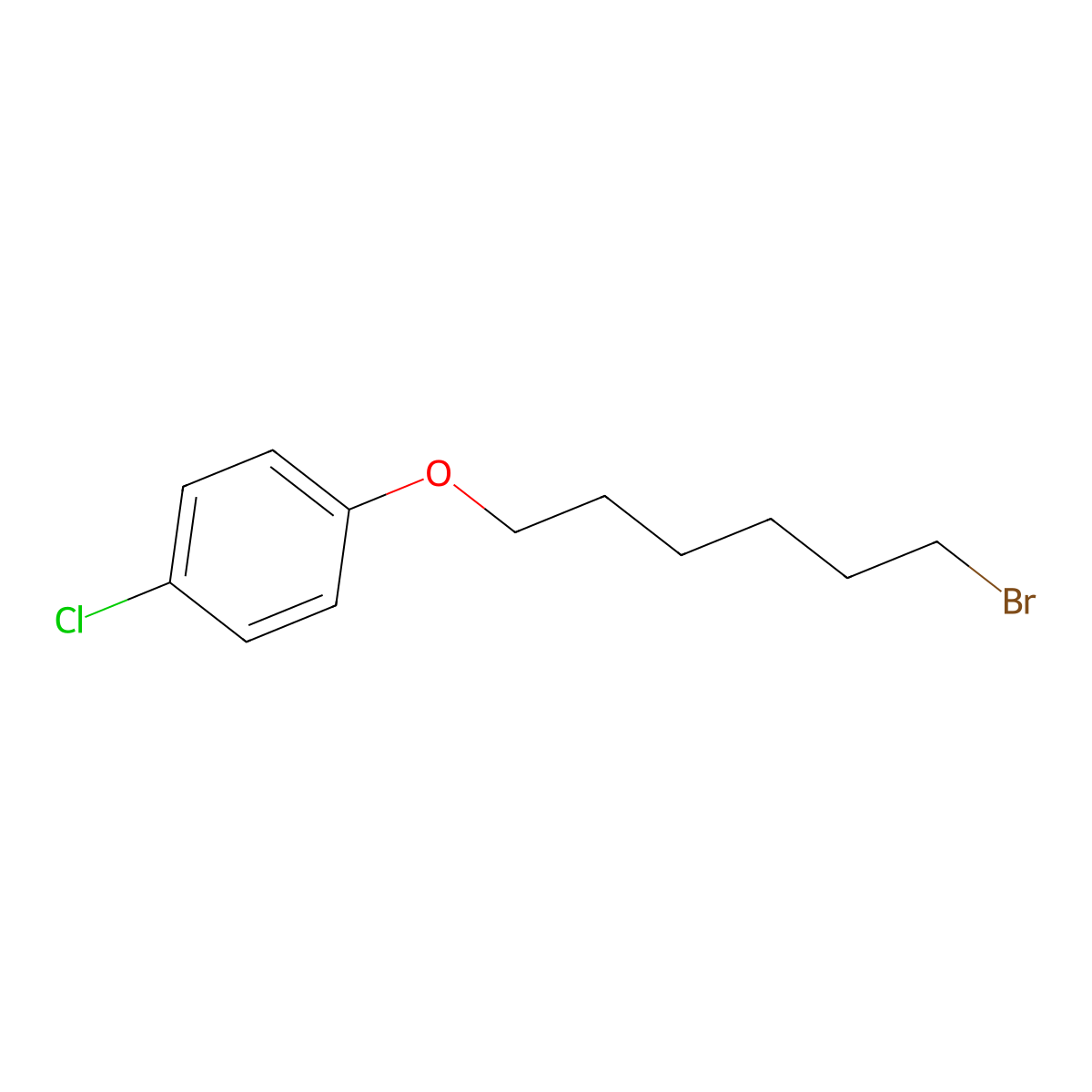 1-[(6-Bromohexyl)oxy]-4-chlorobenzene molecular structure, CAS 37136-99-5