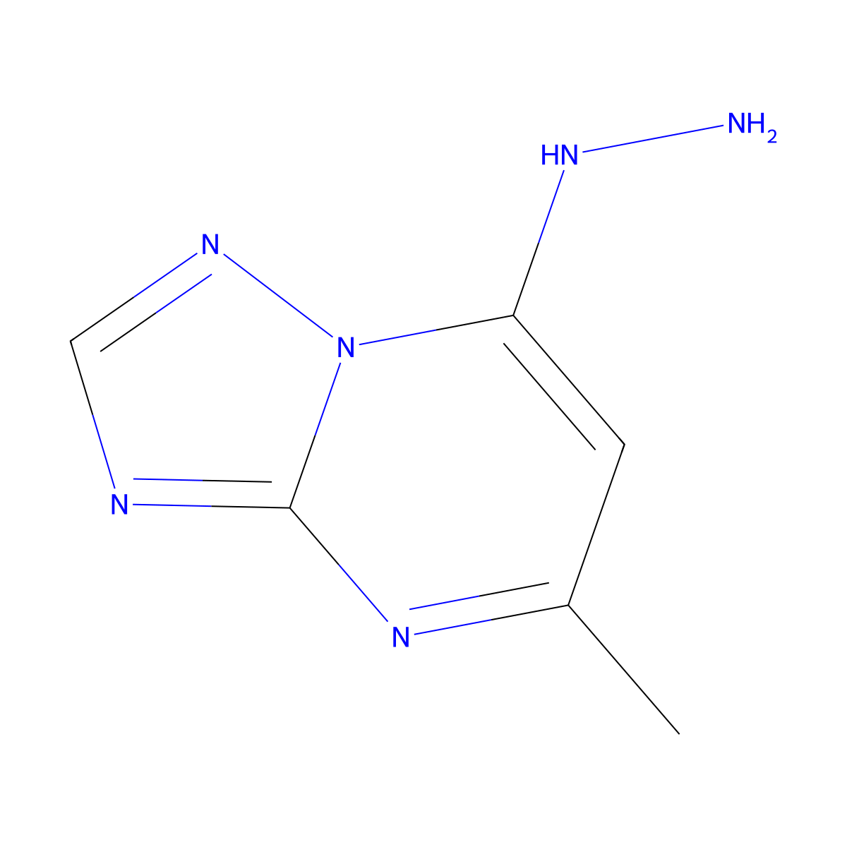 7-Hydrazinyl-5-methyl-[1,2,4]triazolo[1,5-a]pyrimidine molecular structure, CAS 37140-08-2