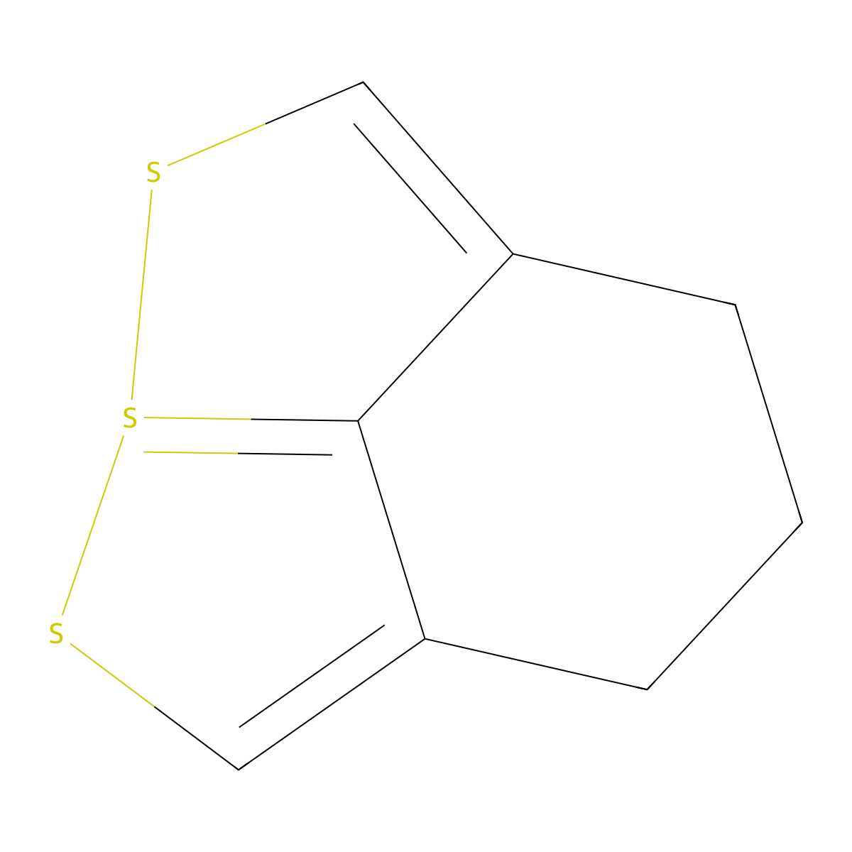 3H-8lambda4-(1,2)Dithiolo(4,5,1-hi)(1,2)benzodithiole, 4,5-dihydro- molecular structure, CAS 37159-78-7