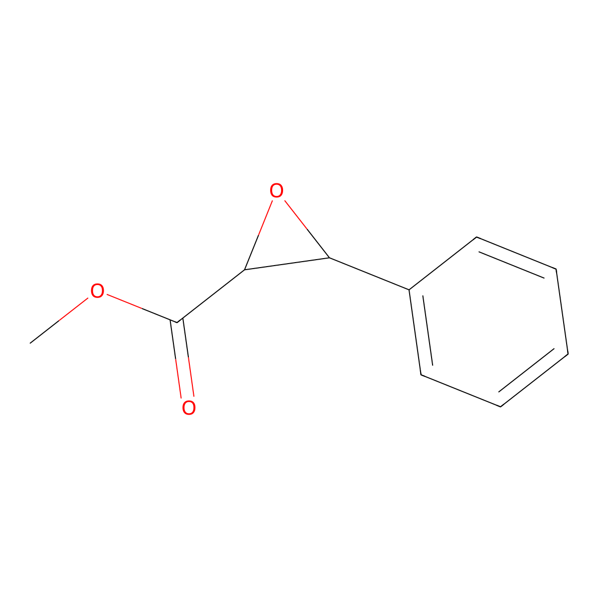 METHYL beta-PHENYLGLYCIDATE molecular structure, CAS 37161-74-3