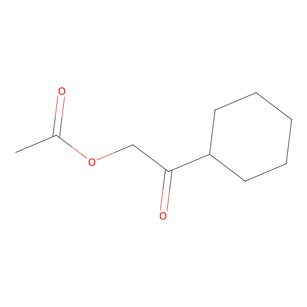 Ethanone, 2-(acetyloxy)-1-cyclohexyl- molecular structure, CAS 37166-70-4