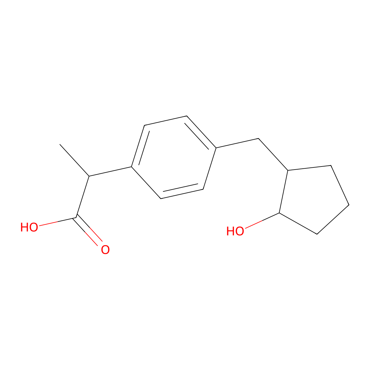 rac trans-Loxoprofen Alcohol molecular structure, CAS 371753-19-4