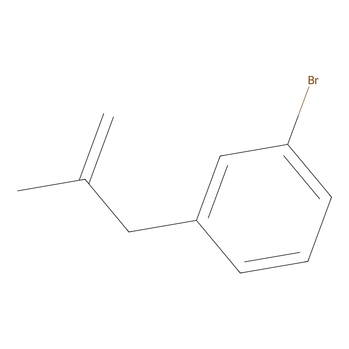 3-(3-Bromophenyl)-2-methyl-1-propene molecular structure, CAS 371754-81-3