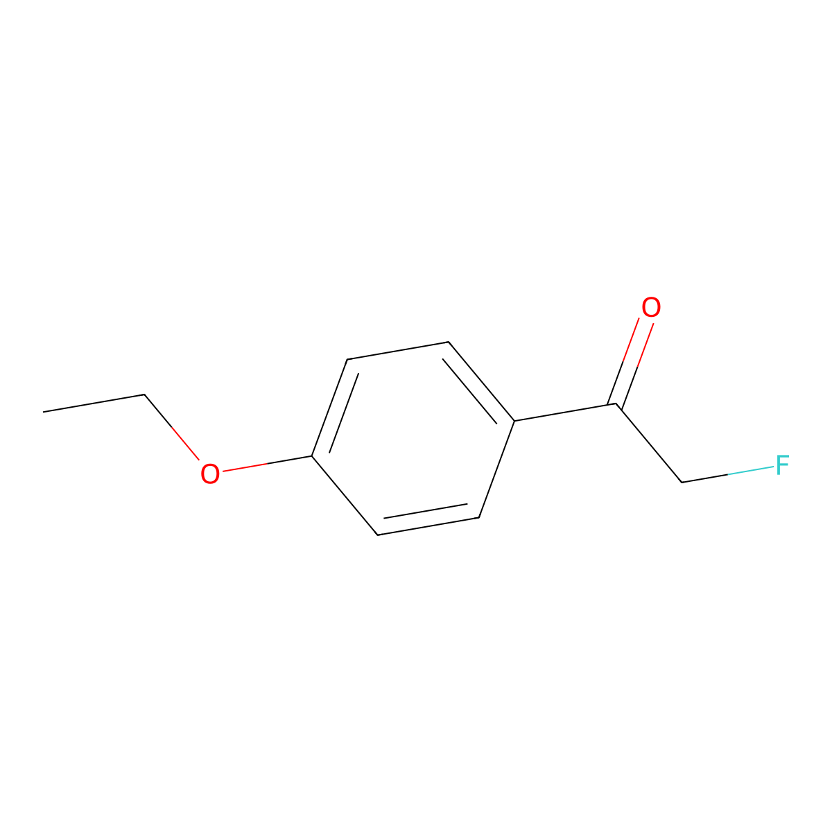 1-(4-Ethoxyphenyl)-2-fluoroethan-1-one molecular structure, CAS 371754-92-6