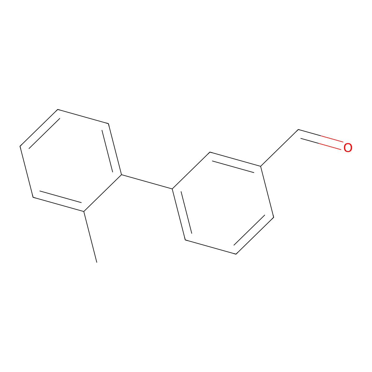 3-(2-Methylphenyl)benzaldehyde molecular structure, CAS 371764-26-0