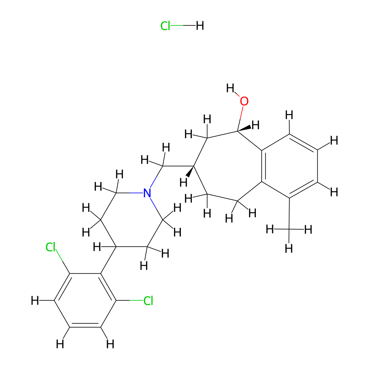 SB 612111 hydrochloride molecular structure, CAS 371980-94-8