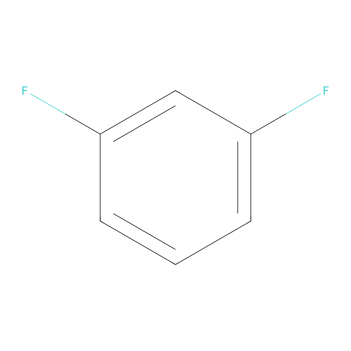 1,3-Difluorobenzene molecular structure, CAS 372-18-9