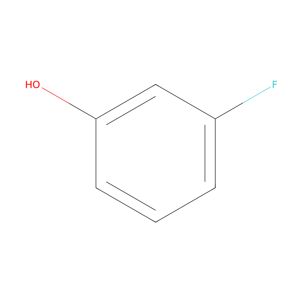 3-Fluorophenol molecular structure, CAS 372-20-3