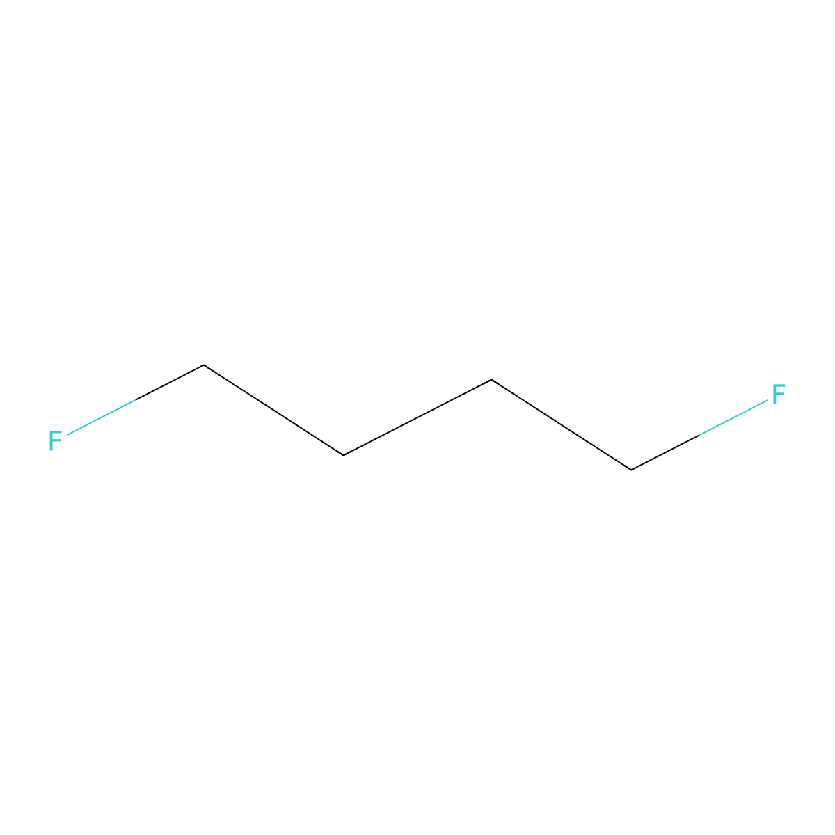 Butane, 1,4-difluoro- molecular structure, CAS 372-90-7