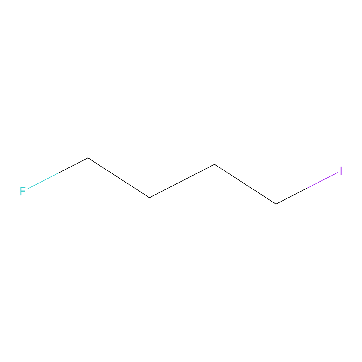 1-Fluoro-4-iodobutane molecular structure, CAS 372-91-8