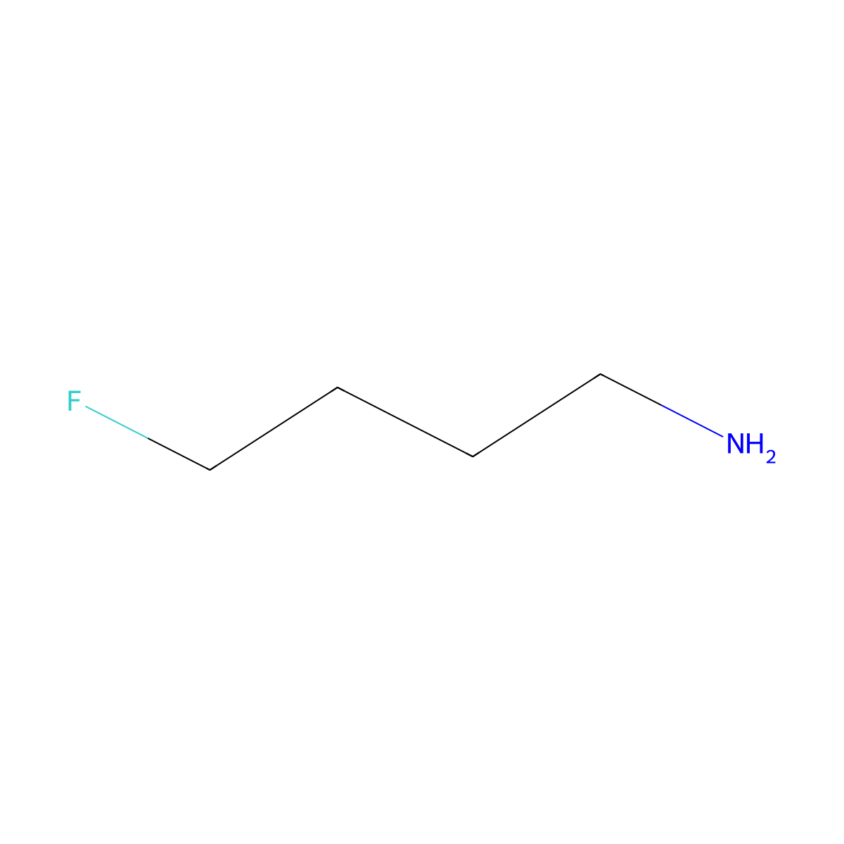 4-Fluorobutan-1-amine molecular structure, CAS 372-92-9