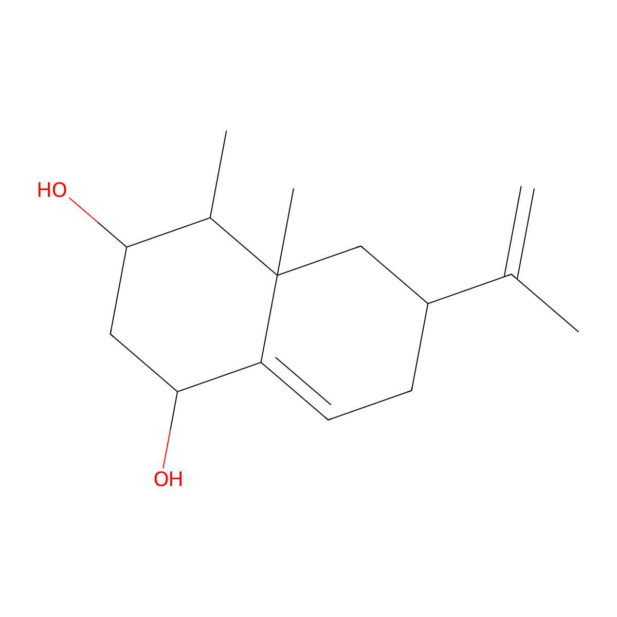 (+)-Capsidiol molecular structure, CAS 37208-05-2
