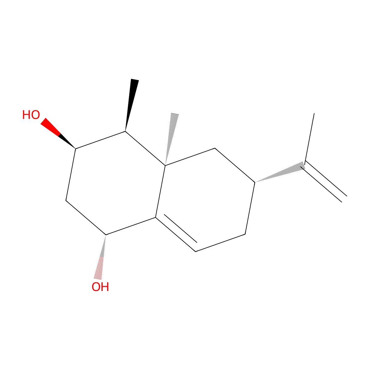 (+)-Capsidiol molecular structure, CAS 37208-05-2