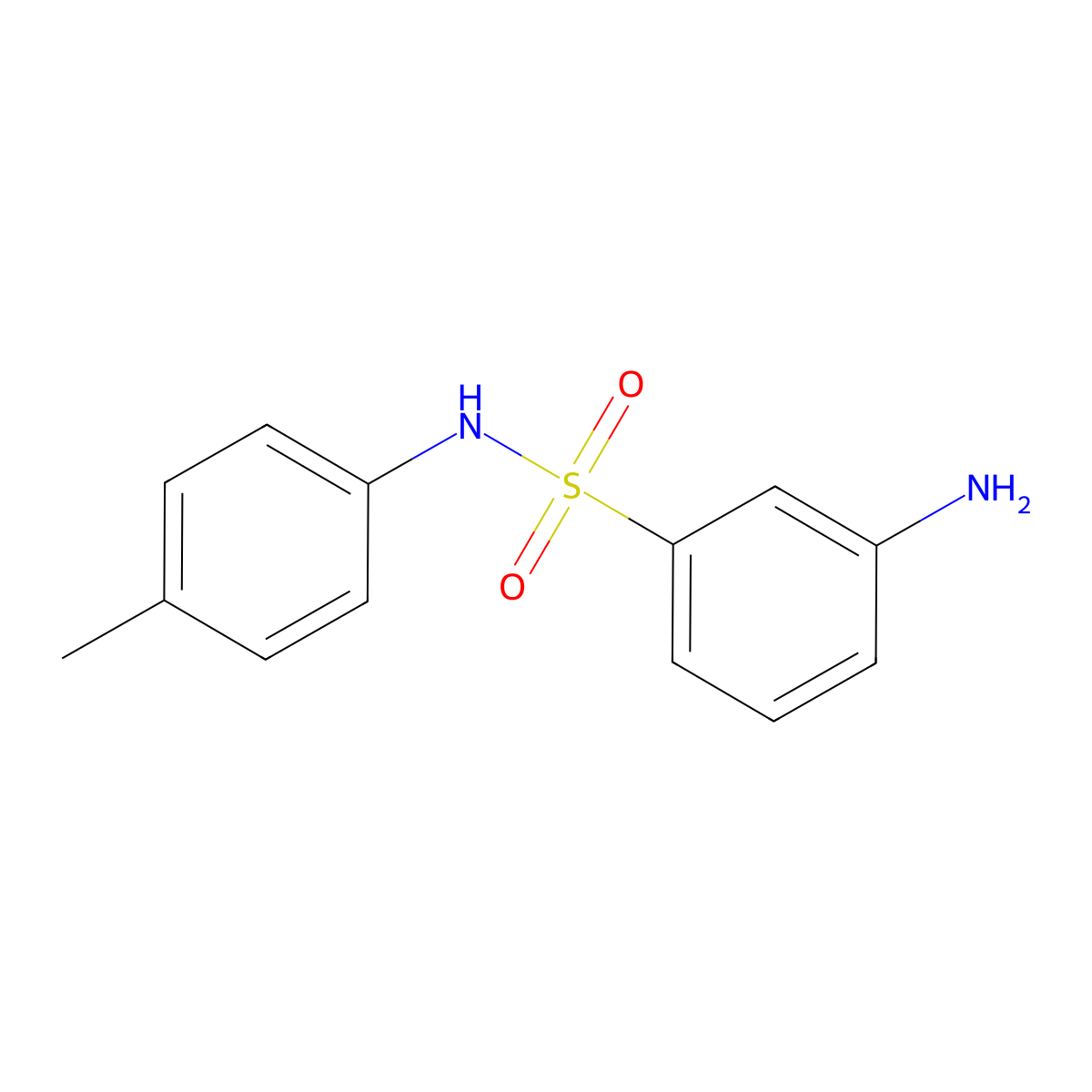 3-Amino-N-(p-tolyl)benzenesulfonamide molecular structure, CAS 372096-56-5