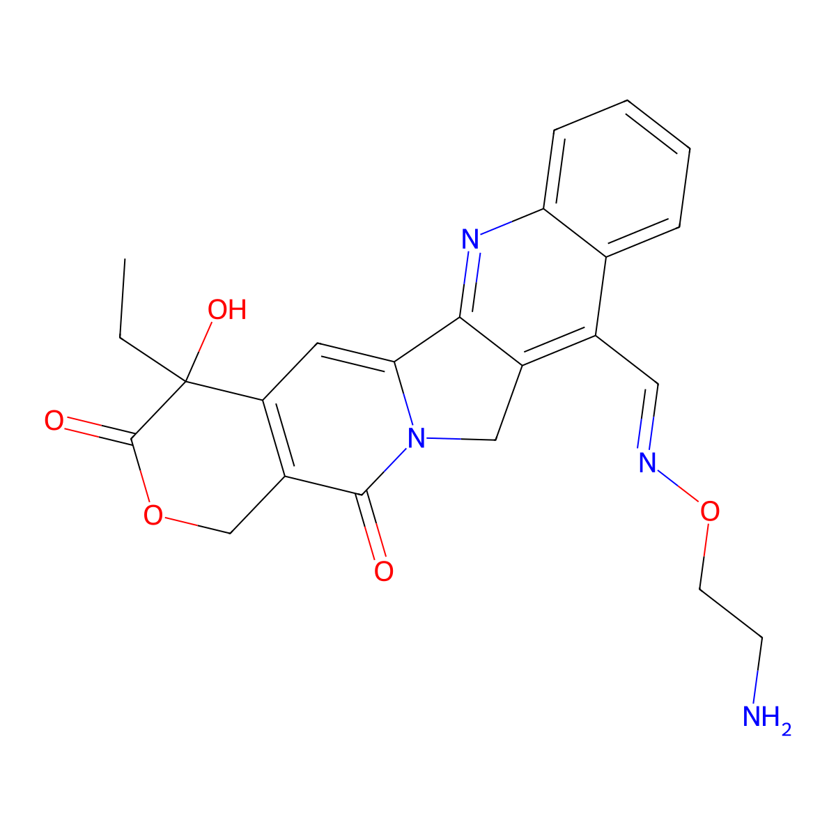 Namitecan molecular structure, CAS 372105-27-6