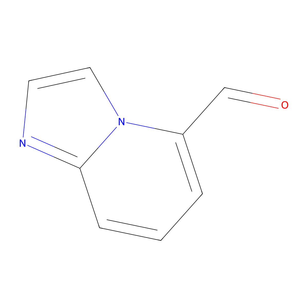 Imidazo(1,2-a)pyridine-5-carbaldehyde molecular structure, CAS 372147-50-7