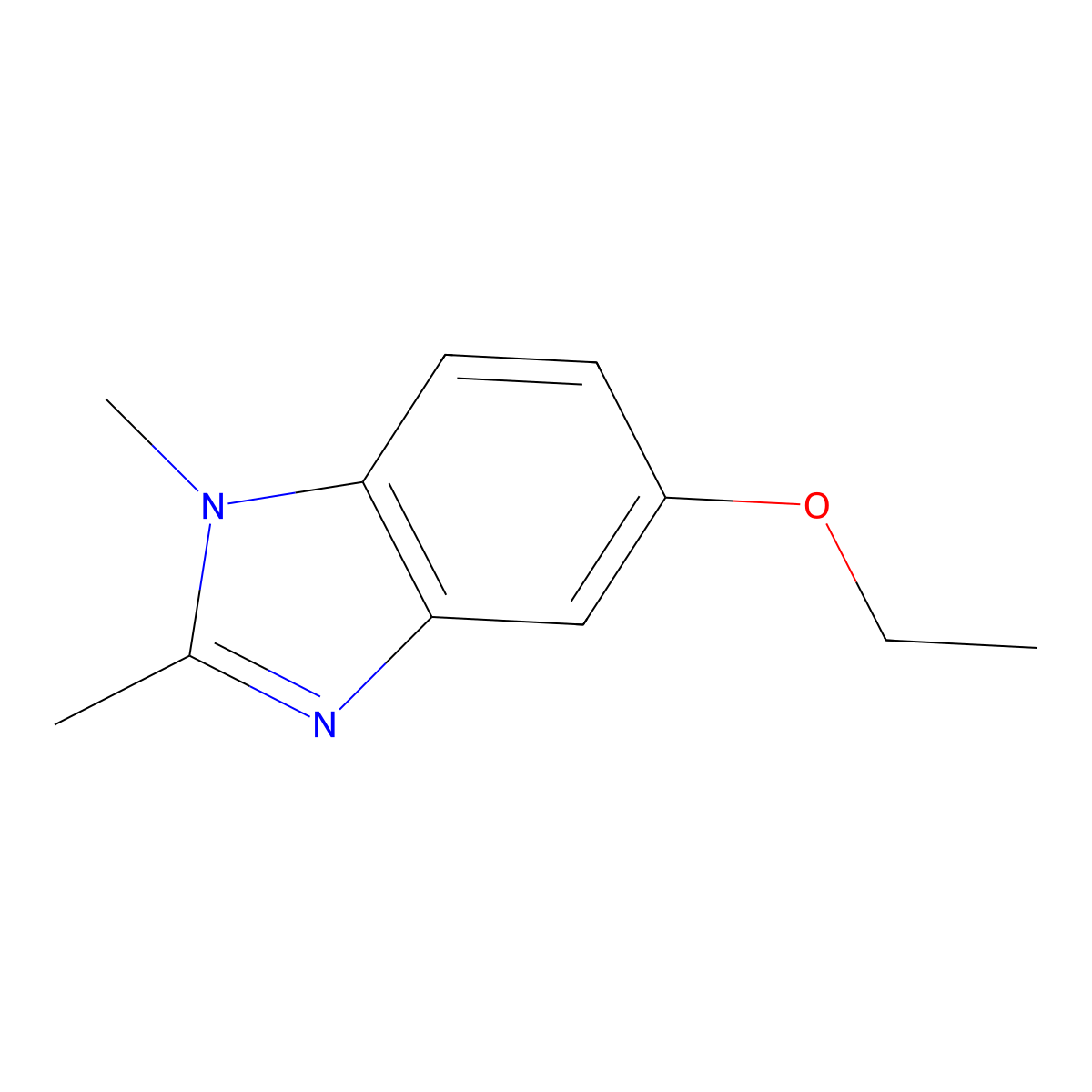 5-ethoxy-1,2-dimethyl-1H-benzo[d]imidazole molecular structure, CAS 372172-43-5