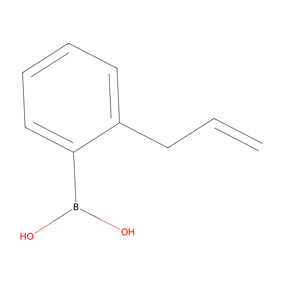 2-Allylphenylboronic acid molecular structure, CAS 372193-58-3