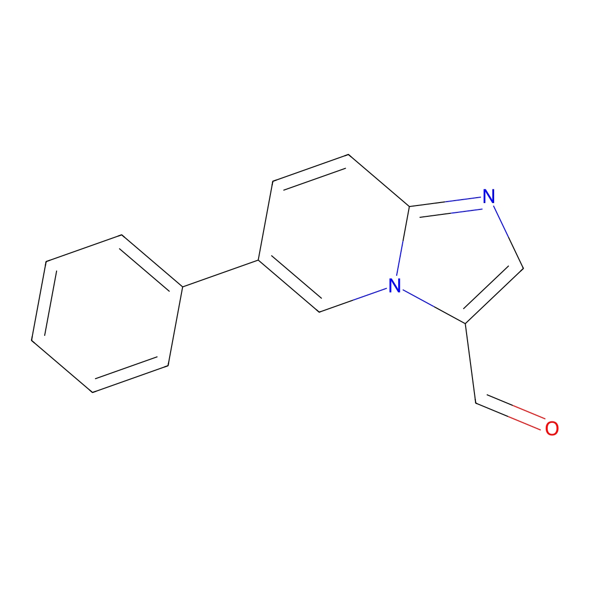 6-Phenylimidazo[1,2-a]pyridine-3-carbaldehyde molecular structure, CAS 372198-67-9