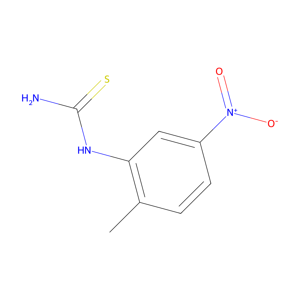 1-(2-Methyl-5-nitrophenyl)thiourea molecular structure, CAS 372198-70-4