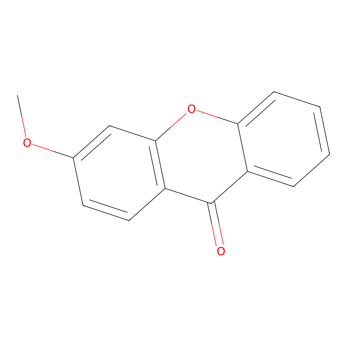 3-Methoxyxanthone molecular structure, CAS 3722-52-9
