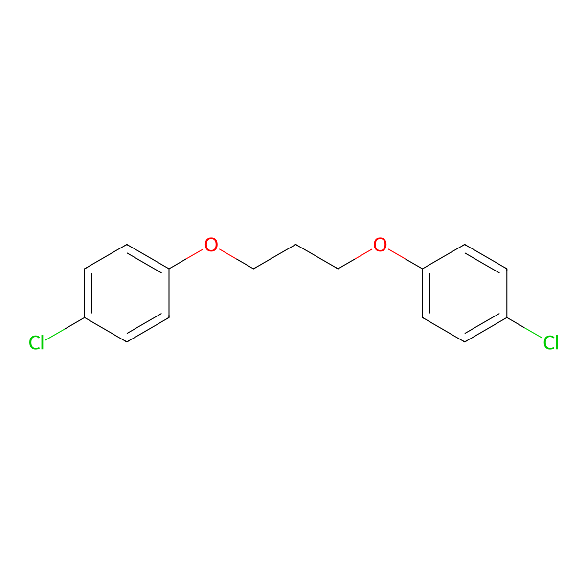1-Chloro-4-[3-(4-chlorophenoxy)propoxy]benzene molecular structure, CAS 3722-62-1