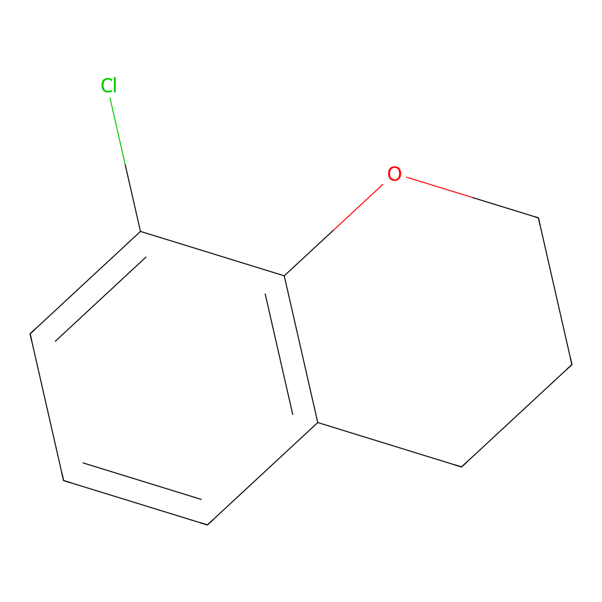 8-Chlorochroman molecular structure, CAS 3722-69-8