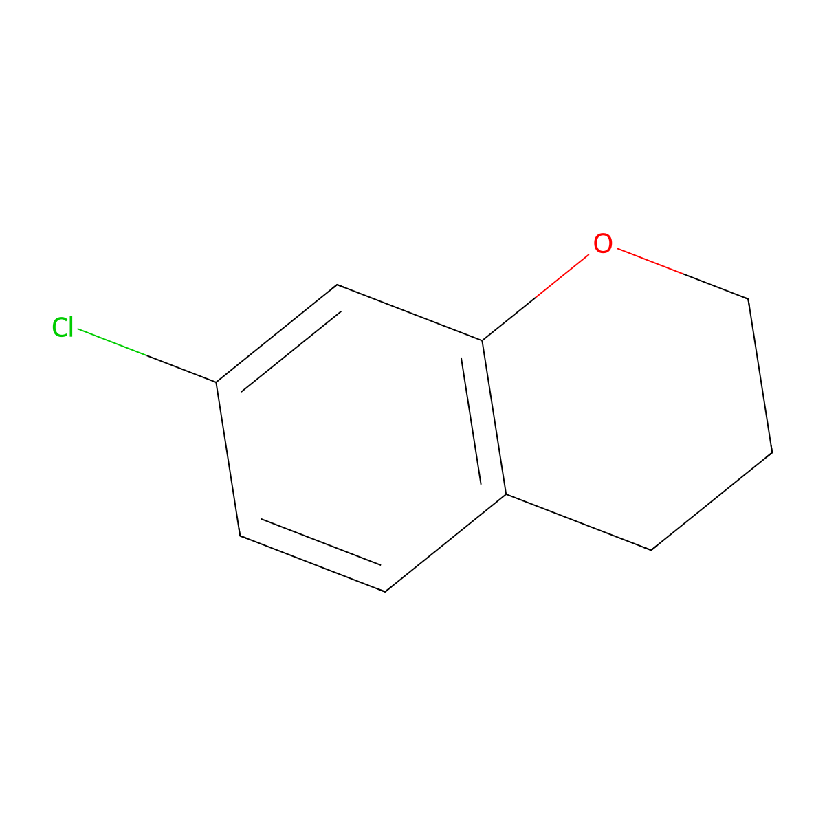 7-Chlorochromane molecular structure, CAS 3722-70-1