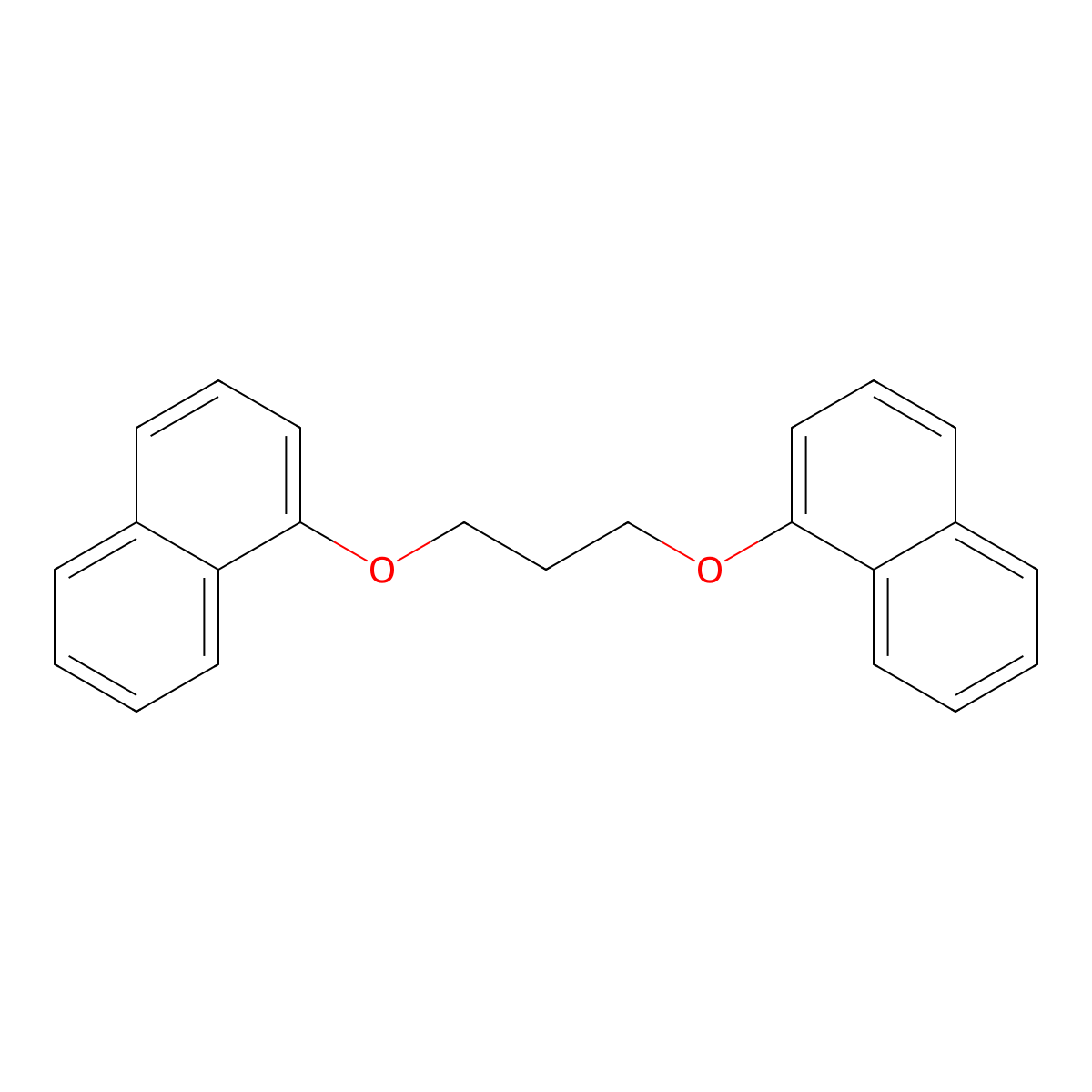 1-(3-Naphthalen-1-yloxypropoxy)naphthalene molecular structure, CAS 3722-81-4