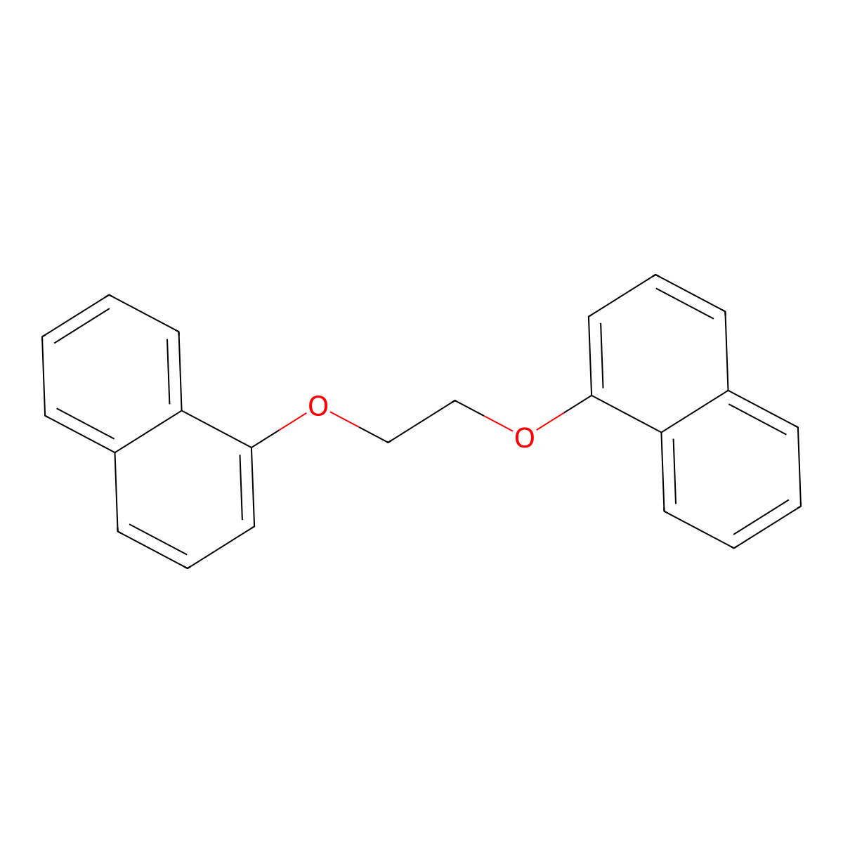 1-[2-(1-Naphthyloxy)ethoxy]naphthalene molecular structure, CAS 3722-84-7