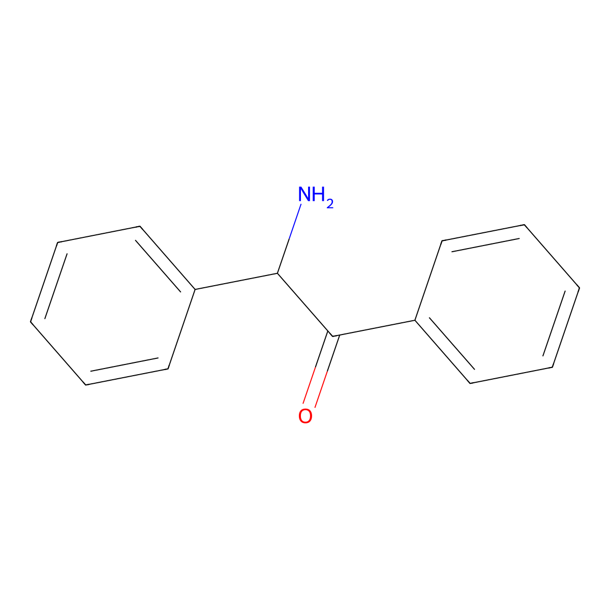 Desylamine molecular structure, CAS 3723-23-7