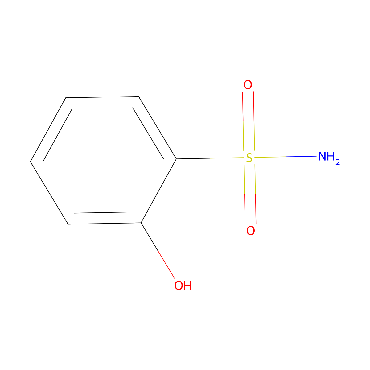 2-Hydroxybenzene-1-sulfonamide molecular structure, CAS 3724-14-9