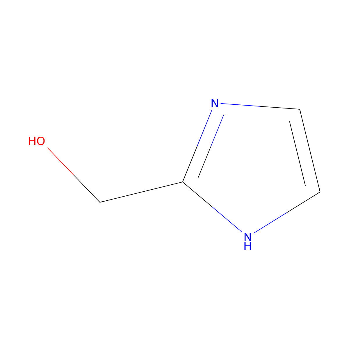1H-Imidazole-2-methanol molecular structure, CAS 3724-26-3