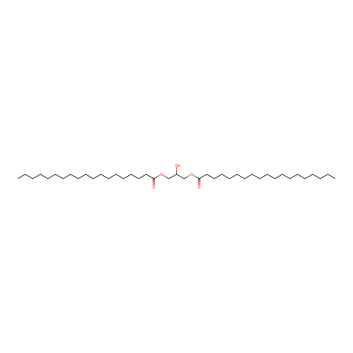 Dinonadecanoin molecular structure, CAS 372490-74-9
