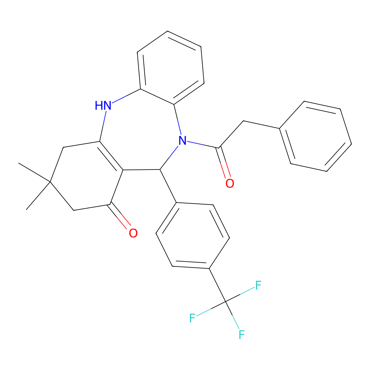 C30H27F3N2O2 molecular structure, CAS 372495-17-5