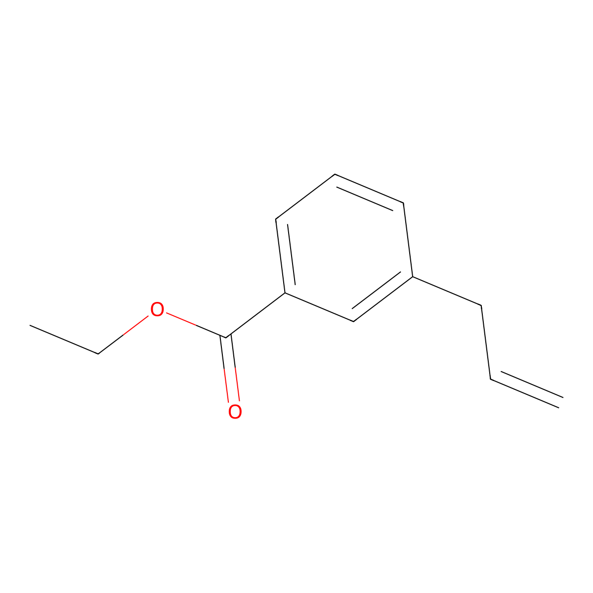 3-(3-Carboethoxyphenyl)-1-propene molecular structure, CAS 372510-70-8