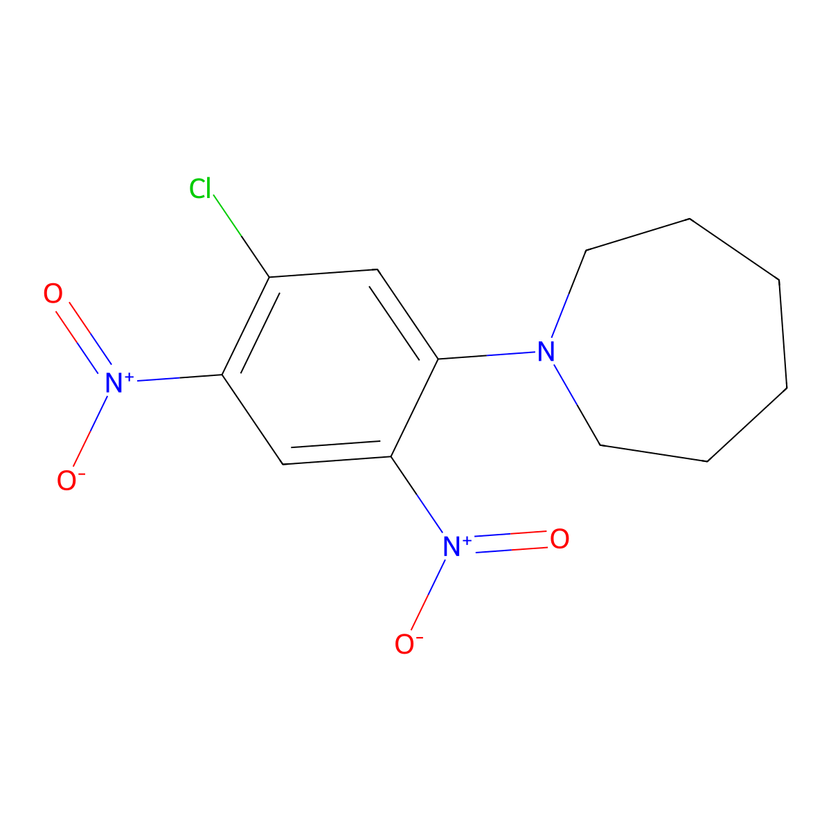 1-(5-Chloro-2,4-dinitrophenyl)azepane molecular structure, CAS 372977-09-8
