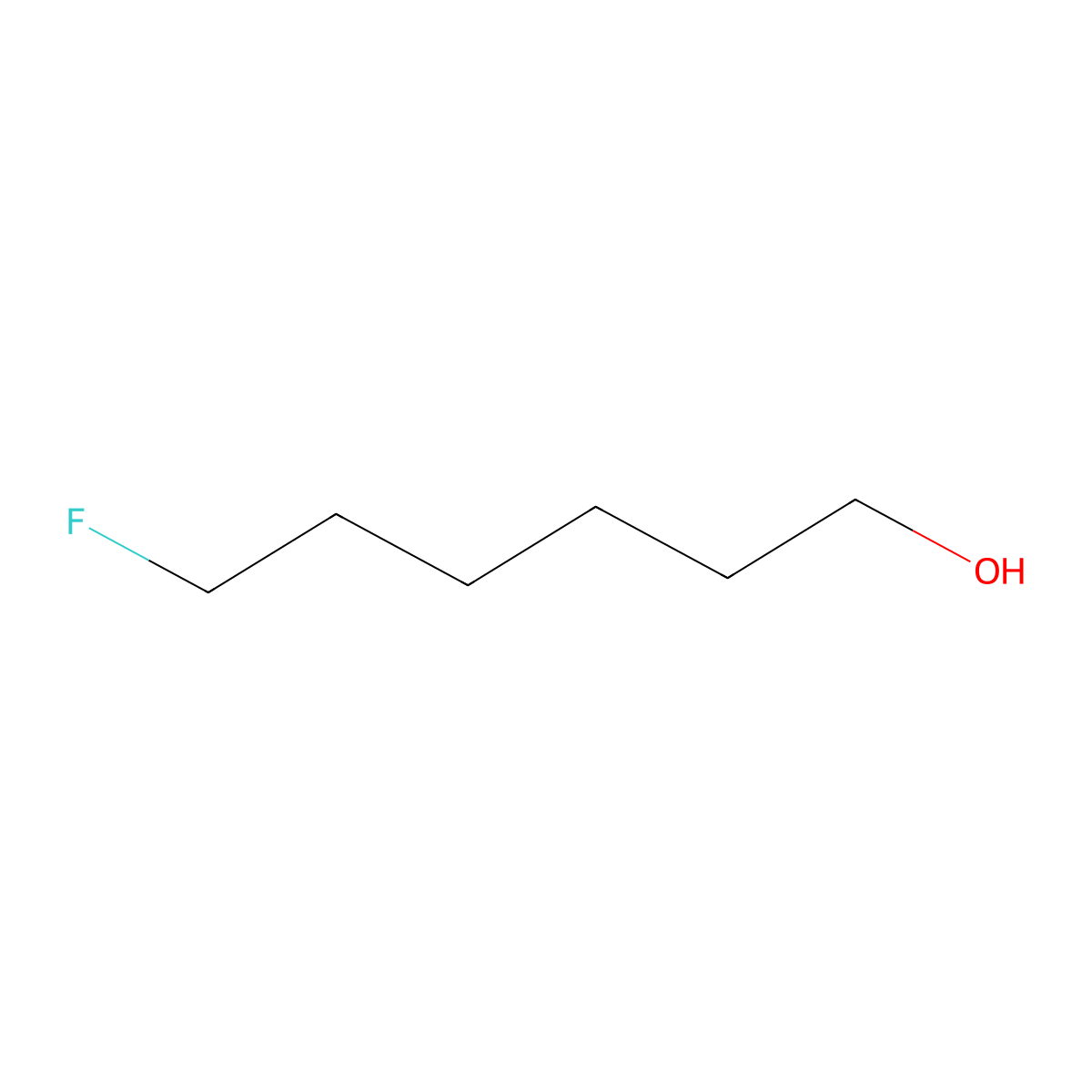 Hexanol, 6-fluoro- molecular structure, CAS 373-32-0