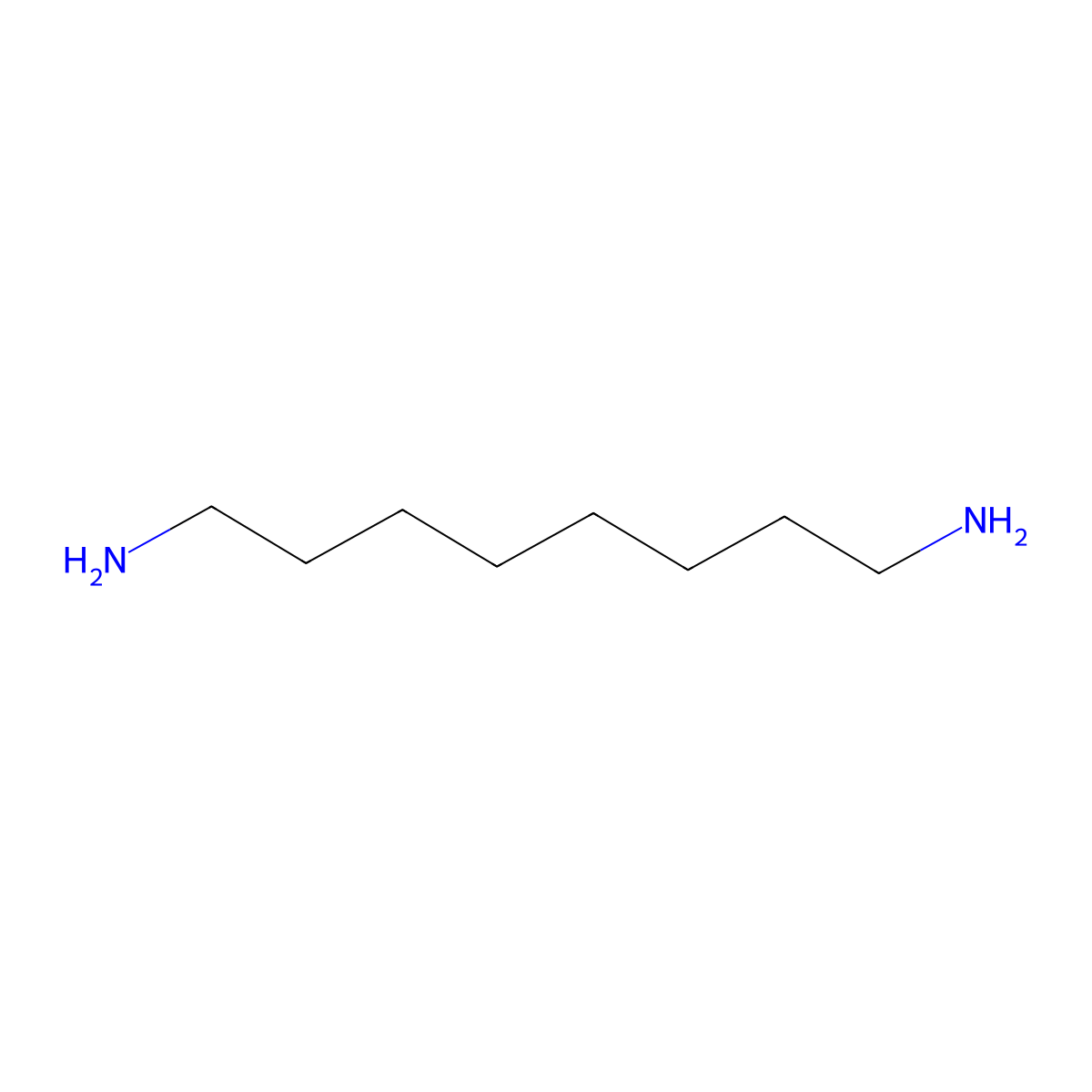 1,8-Octanediamine molecular structure, CAS 373-44-4