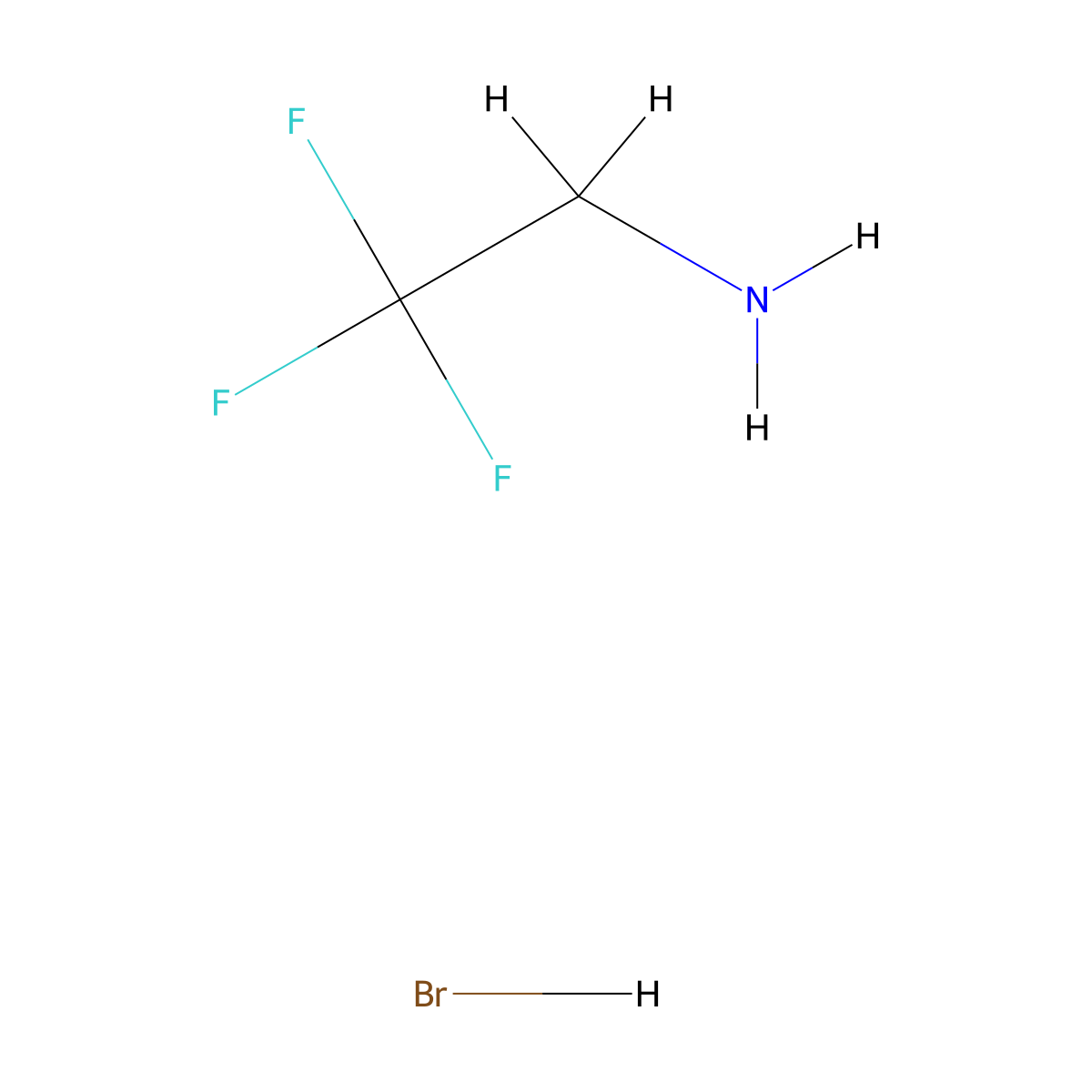 2,2,2-Trifluoroethylammonium Bromide molecular structure, CAS 373-87-5