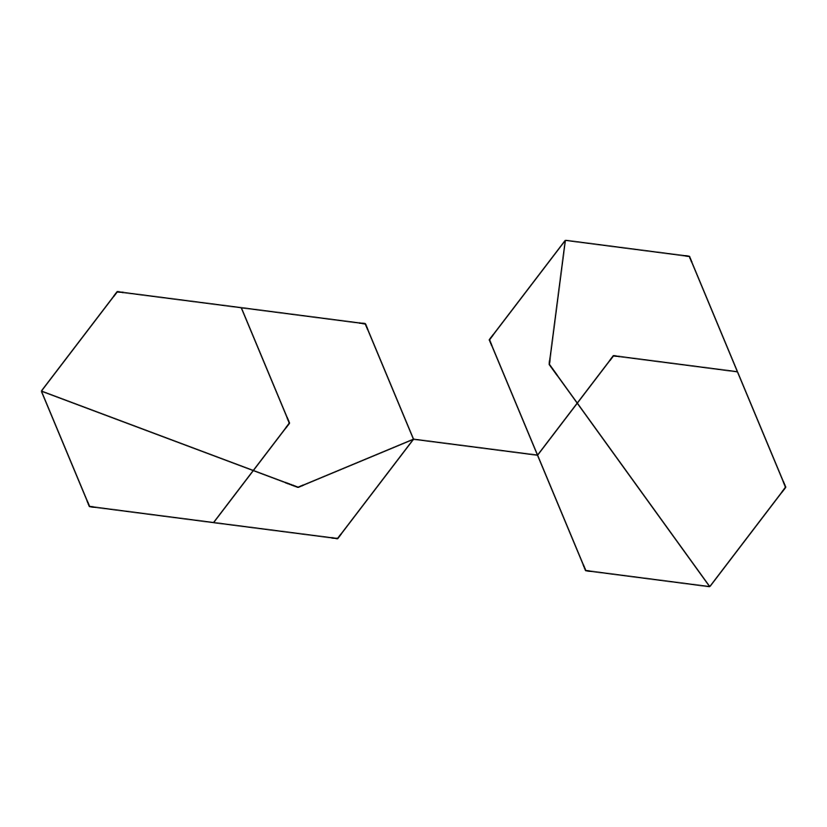 1,1'-Biadamantane molecular structure, CAS 3732-31-8