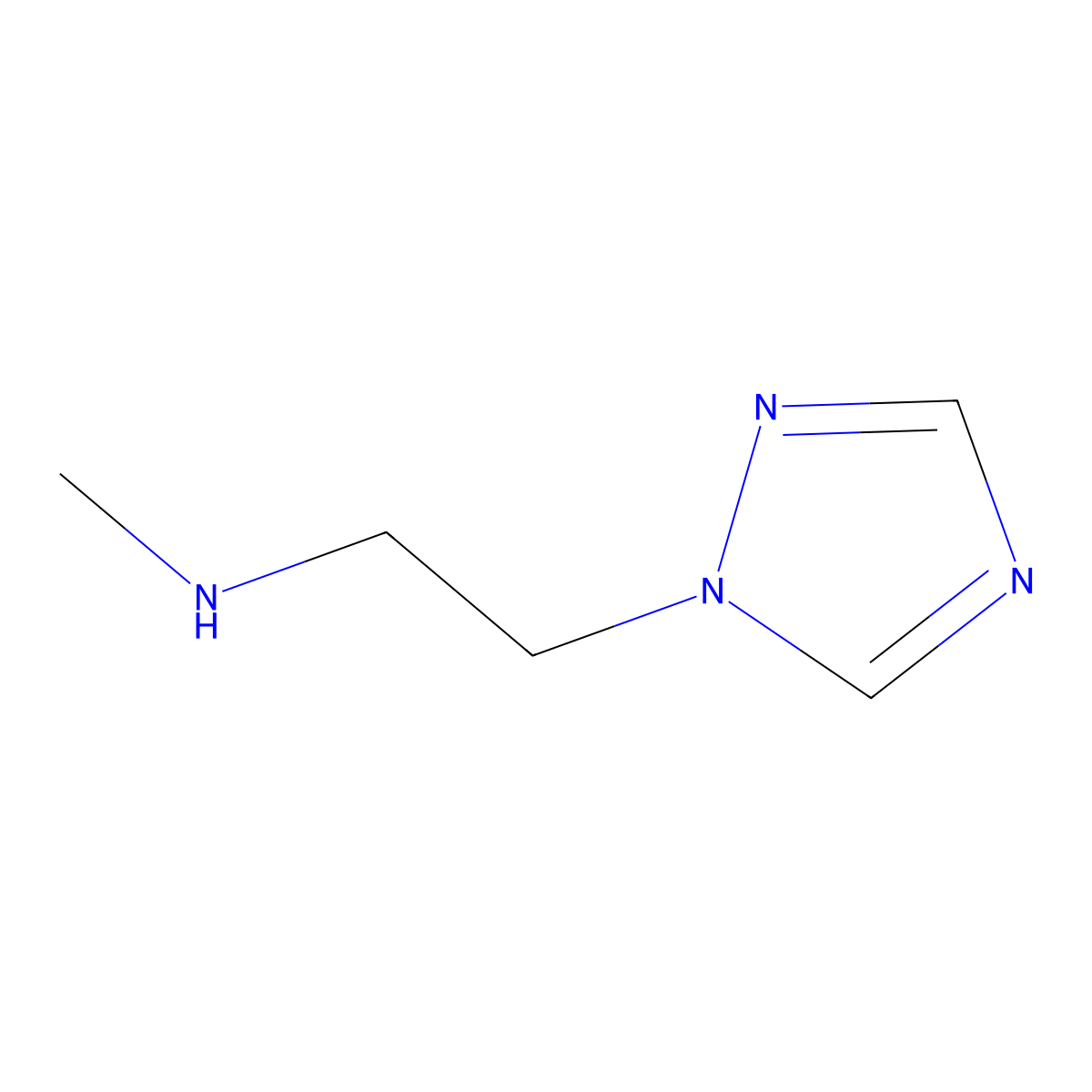 N-Methyl-2-(1H-1,2,4-triazol-1-yl)ethanamine molecular structure, CAS 373356-44-6