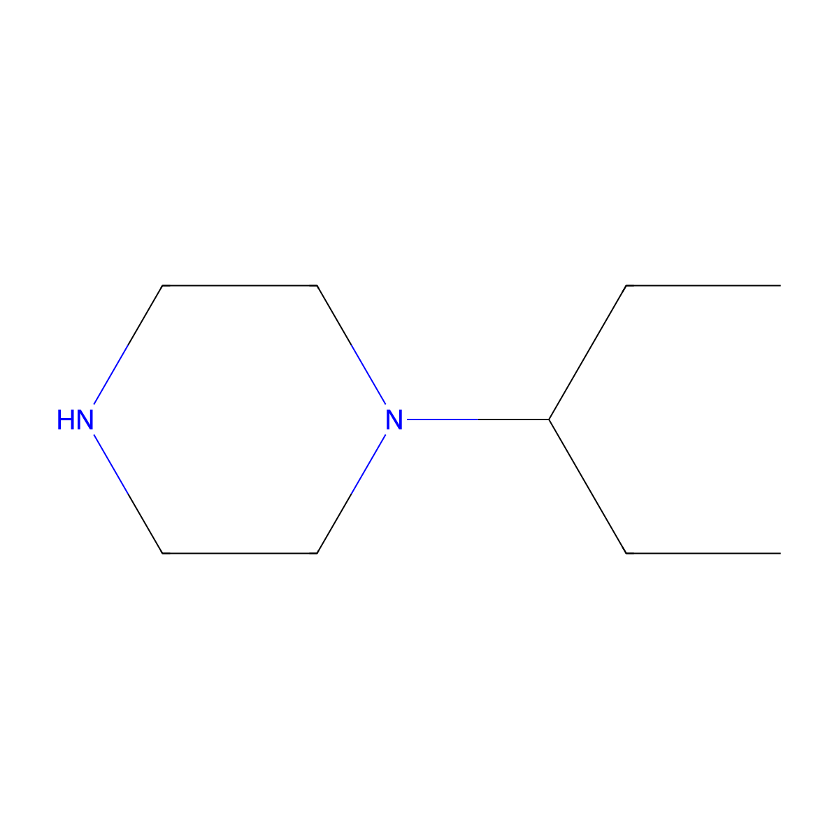 1-(3-Pentyl)piperazine molecular structure, CAS 373356-51-5