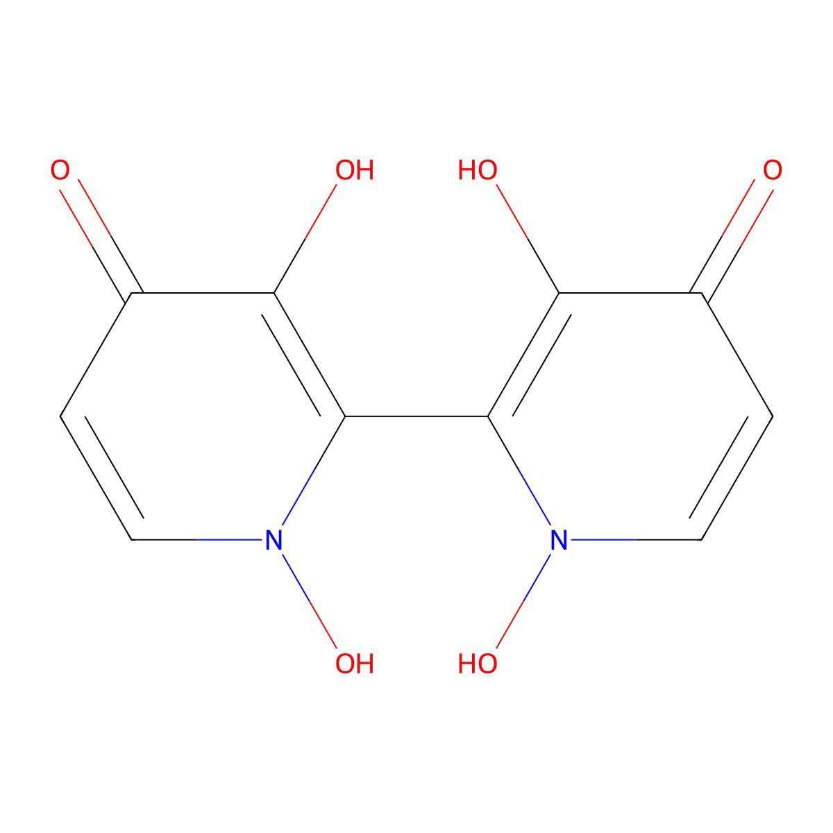 Orellanine molecular structure, CAS 37338-80-0